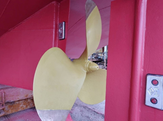 サンマリン3 スクリュープロペラ清掃後